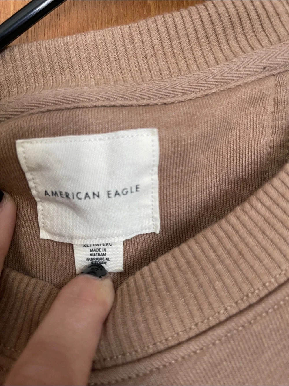 American Eagle Outfitters Beige Graphic Mushroom Sweatshirt - Picture 2 of 4